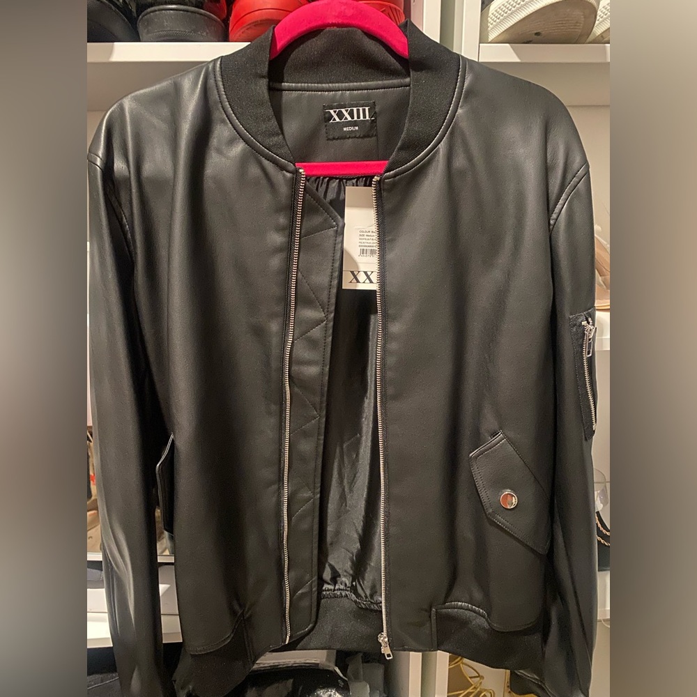 XIII Leather Bomber Jacket Brand New with Tags